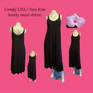 Comfy USA/Sun Kim lovely slimming maxi dress!